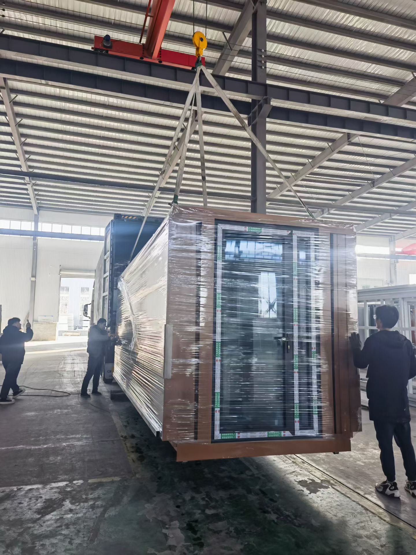 Expandable container house Ready for Loading for shipping